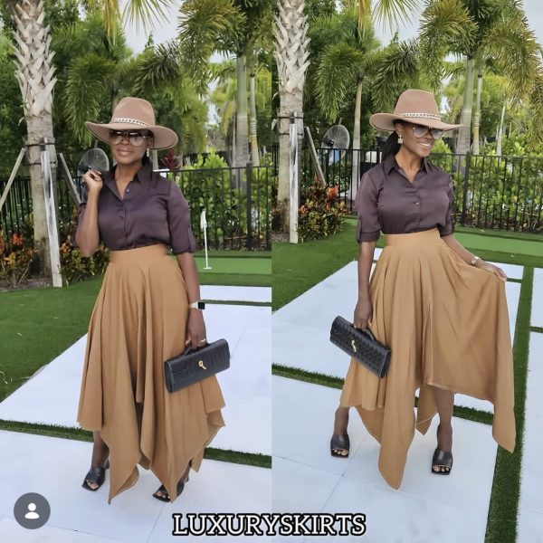 Handkerchief Maxi Skirt