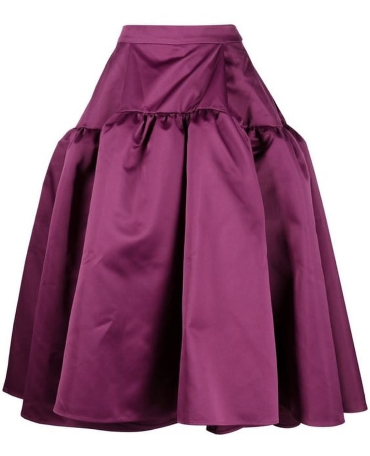 Micado Silk Flared Skirt