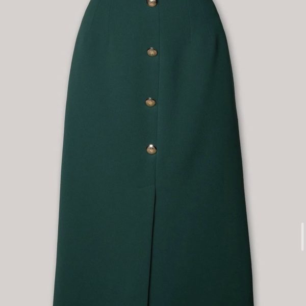 Corporate Straight Midi Skirt